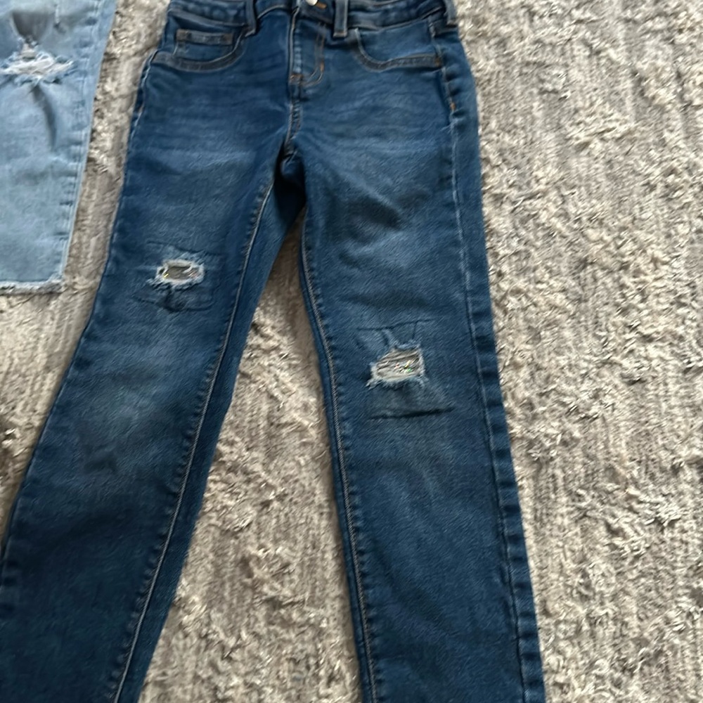 Girls jumping beans jeans with sequin knees